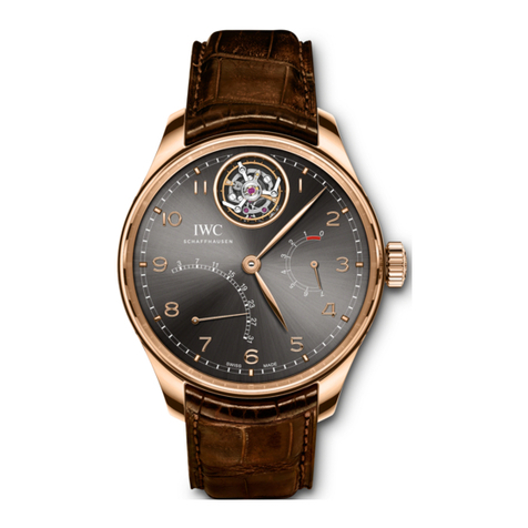 IWC Schaffhausen Portugieser Tourbillon Mystere Retrograde User manual