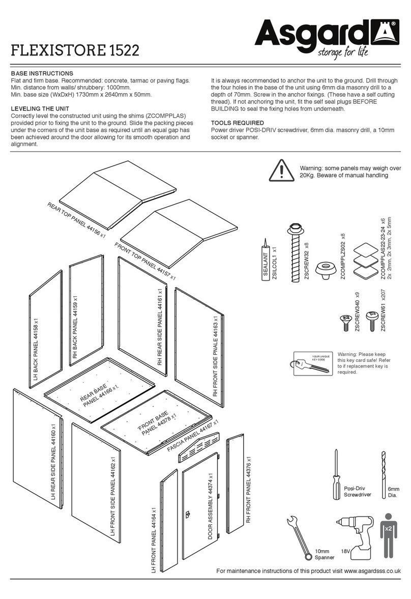 Asgard FLEXISTORE 1522 User manual