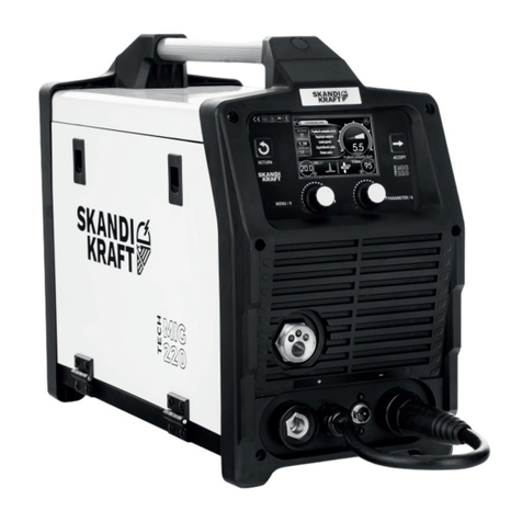 SKANDI KRAFT iTECH MIG 220 operating manual