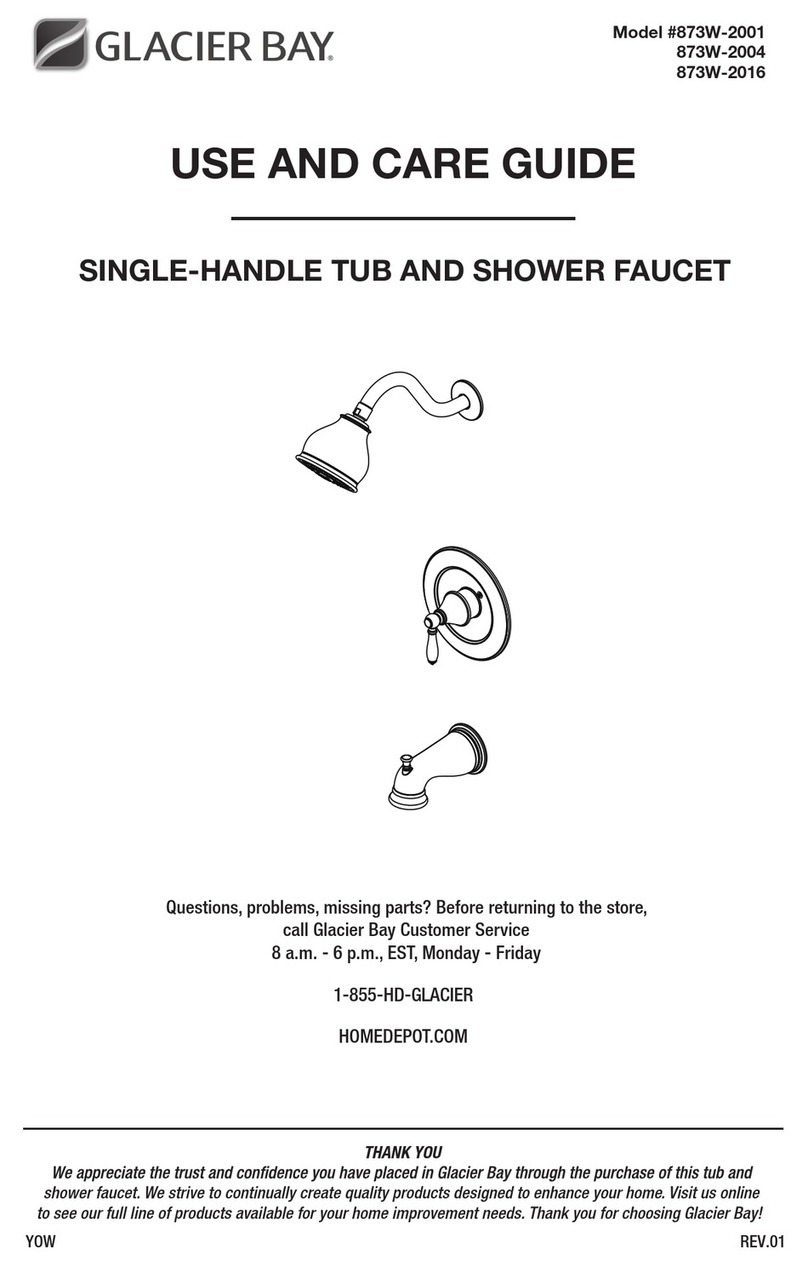 Glacier bay 873W-2001 User manual
