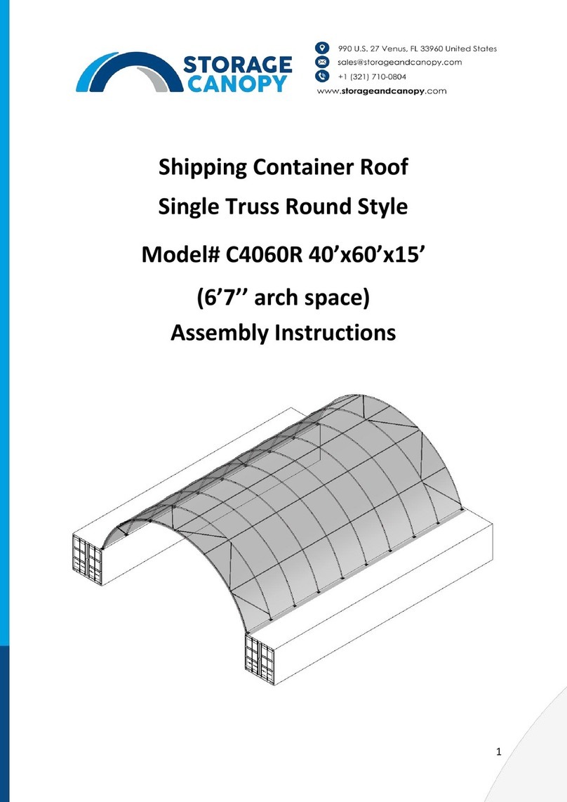 Storage Canopy C4060R Assembly instructions Storage Canopy C4060R Assembly instructions