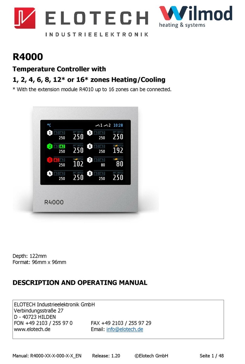 Wilmod ELOTECH R4000 Description and operating manual