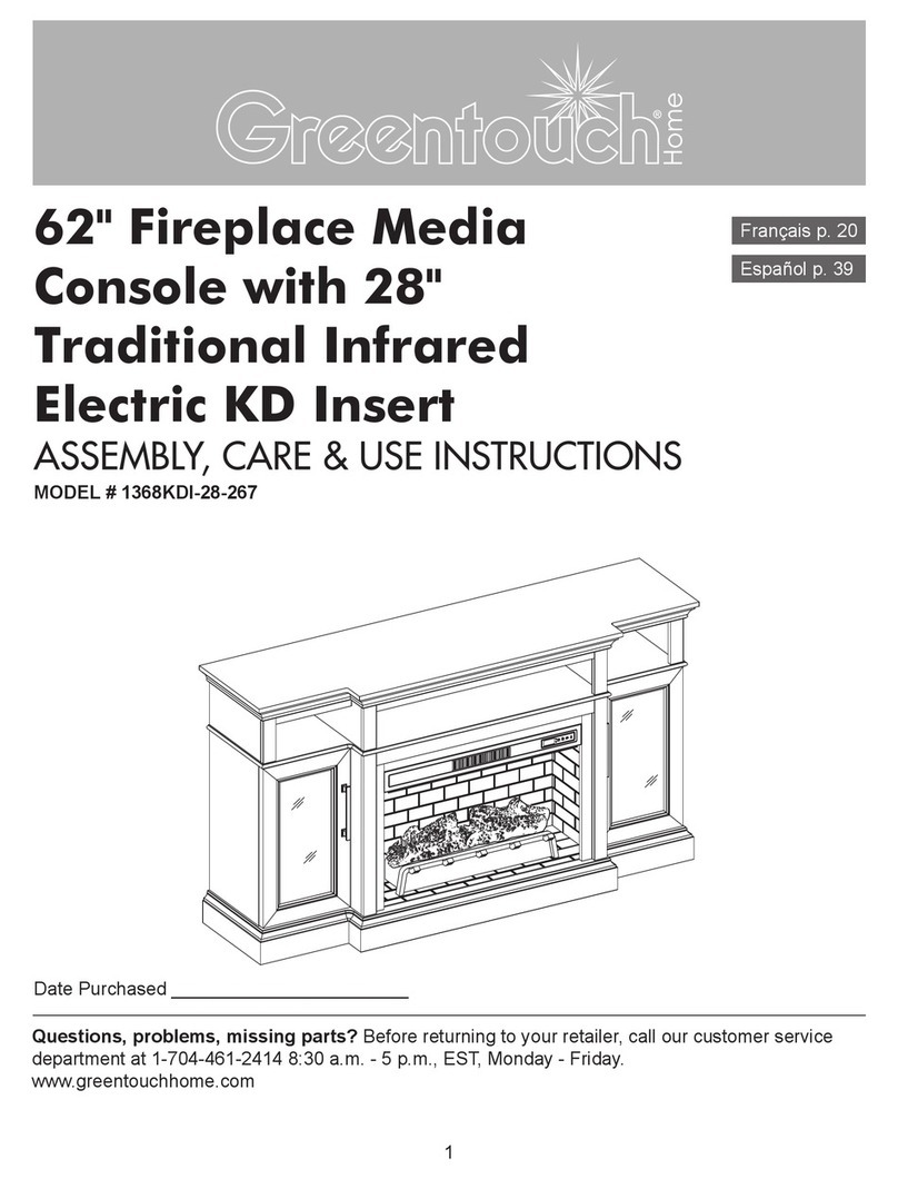 Greentouch HOME 1368KDI-28-267 Assembly / care & use instructions Greentouch HOME 1368KDI-28-267 Assembly / care & use instructions