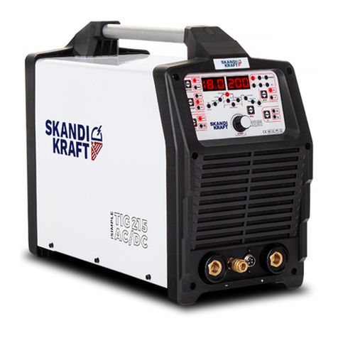 SKANDI KRAFT iSIMPLE TIG 215 AC/DC operating manual