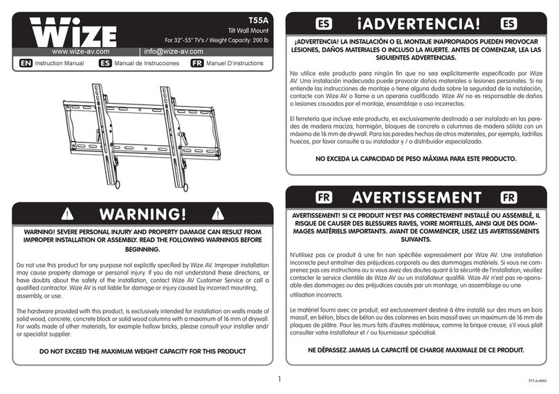 Wize T55A instruction manual