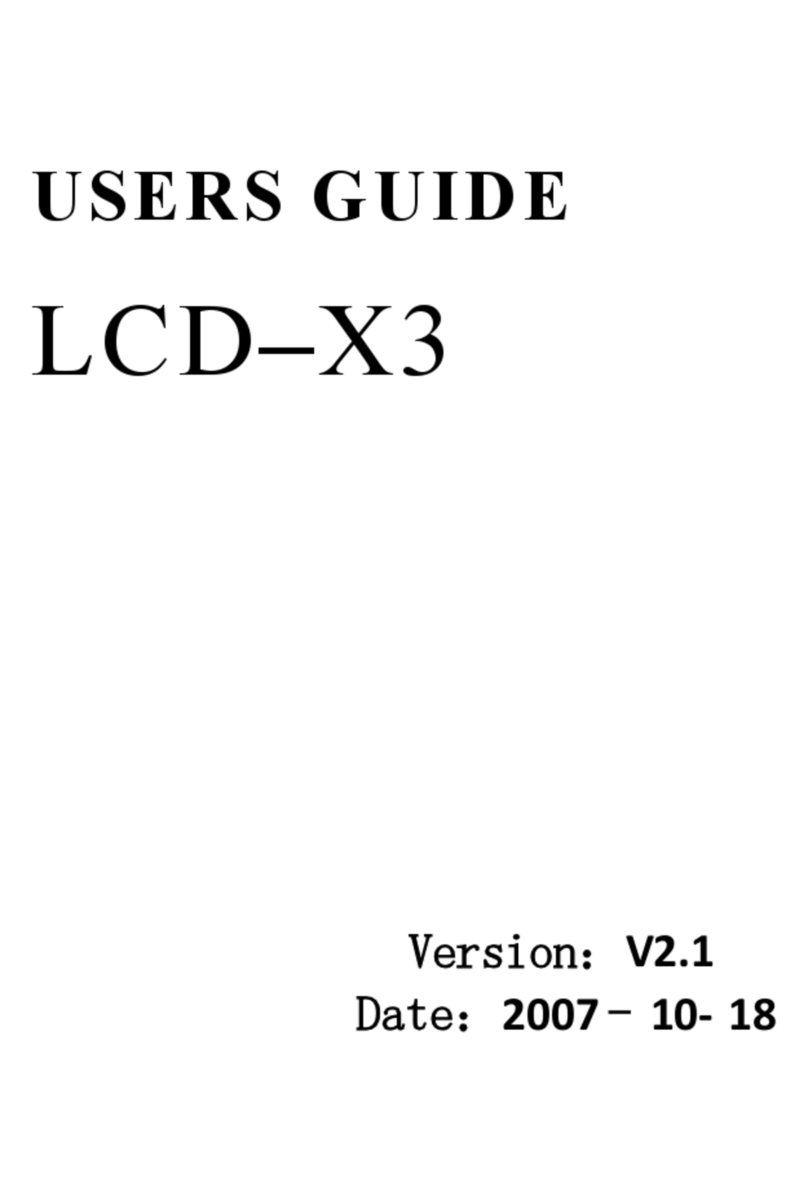 Evobike LCD-X3 User manual