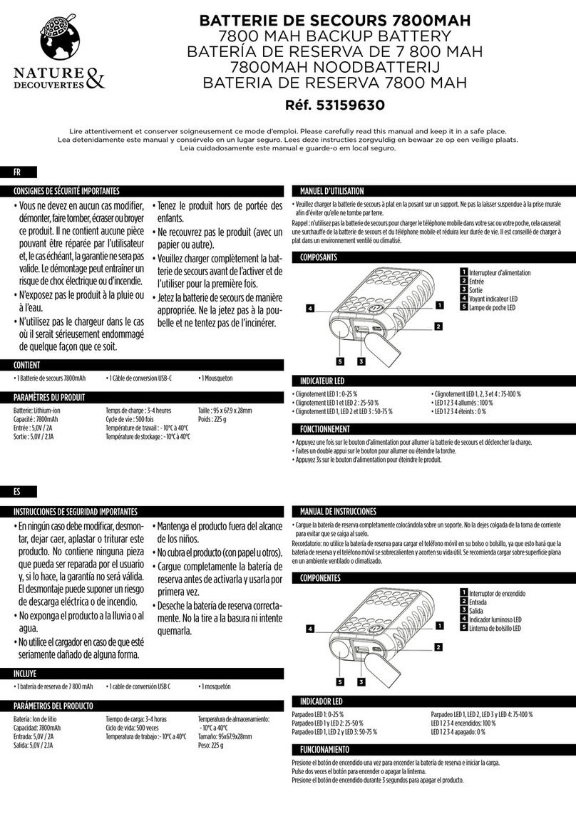 NATURE & DECOUVERTES 53159630 manual