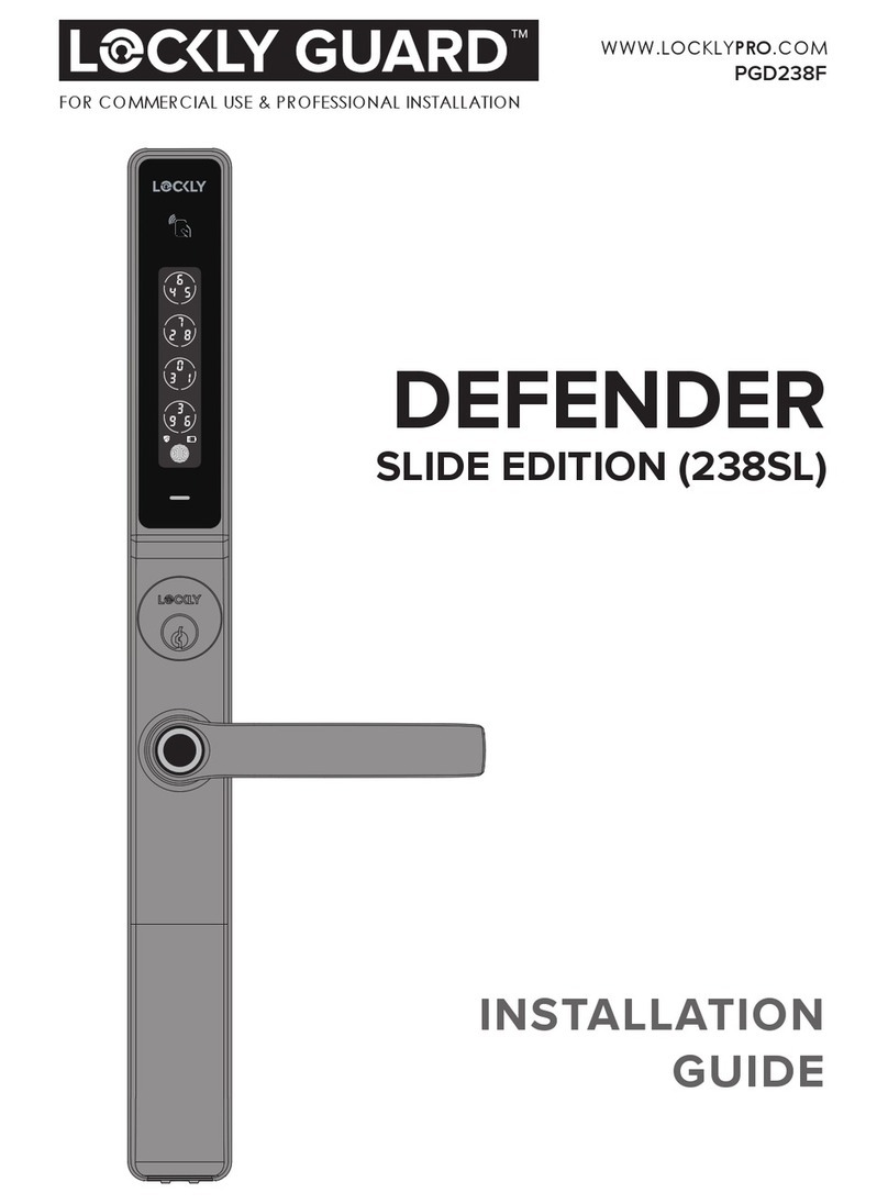 LOCKLY GUARD DEFENDER SLIDE EDITION installation guide LOCKLY GUARD DEFENDER SLIDE EDITION installation guide