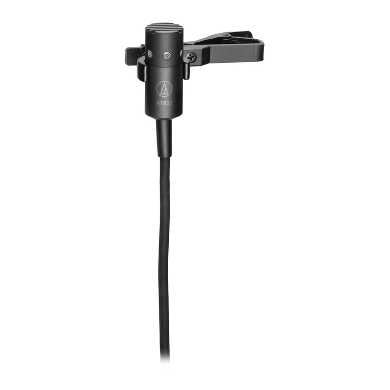 Audio Technica AT831b User manual