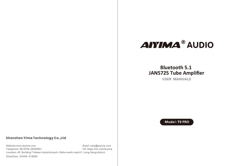 Aiyima T9 PRO Installation and operation manual