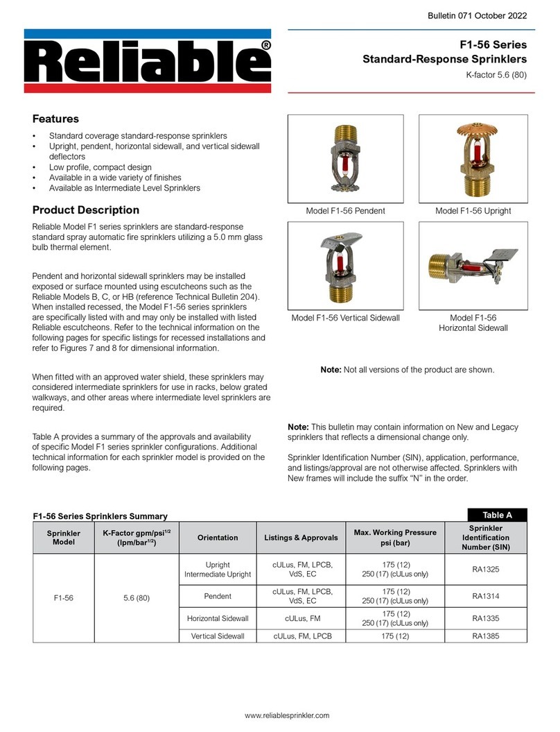 Reliable F156 Series User manual