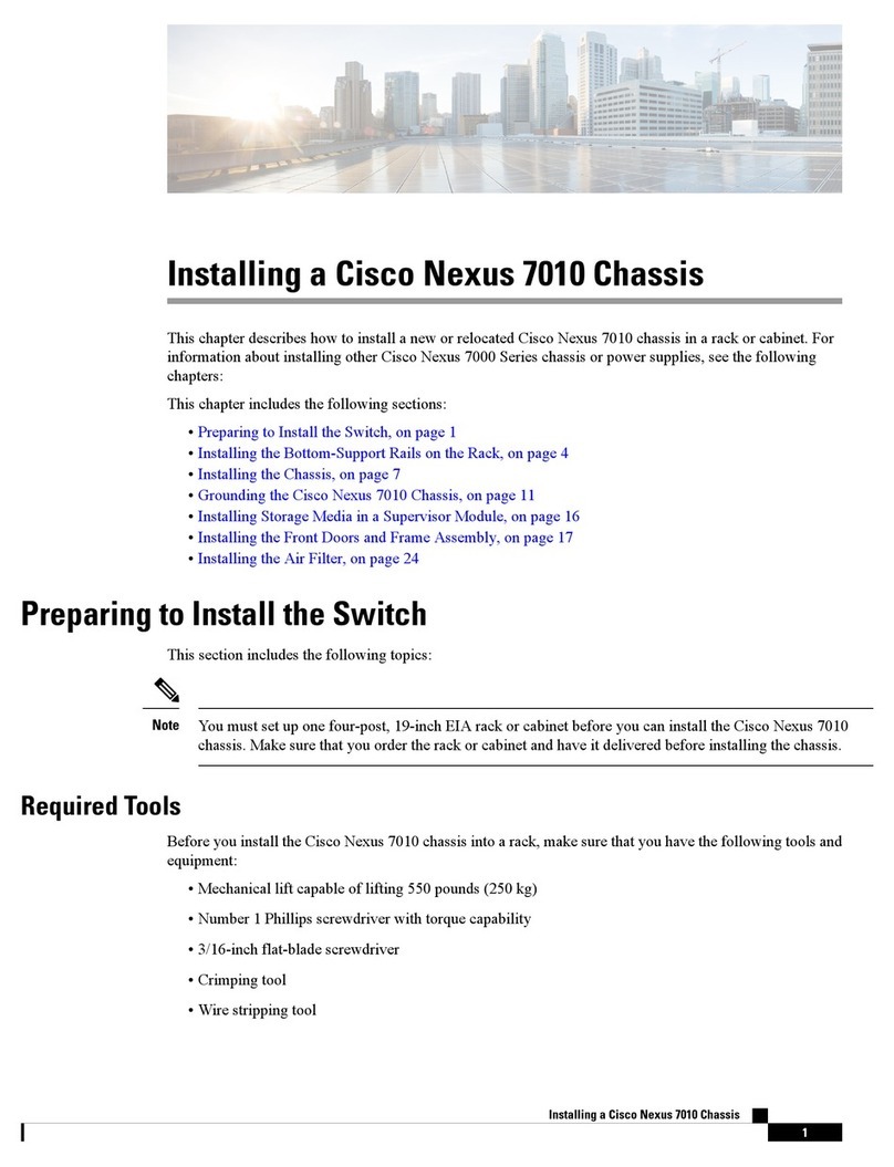 Cisco Nexus 7010 Instruction Manual Cisco Nexus 7010 Instruction Manual