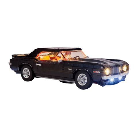 Glow Bricks Camaro Z/28 Lego 10304 User manual