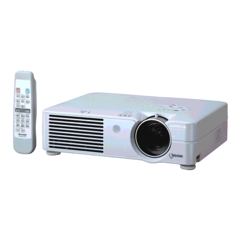 Sharp PG-A10X - Notevision XGA LCD Projector User manual