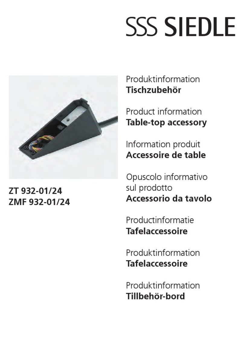 SSS Siedle ZT 932-01/24 User manual