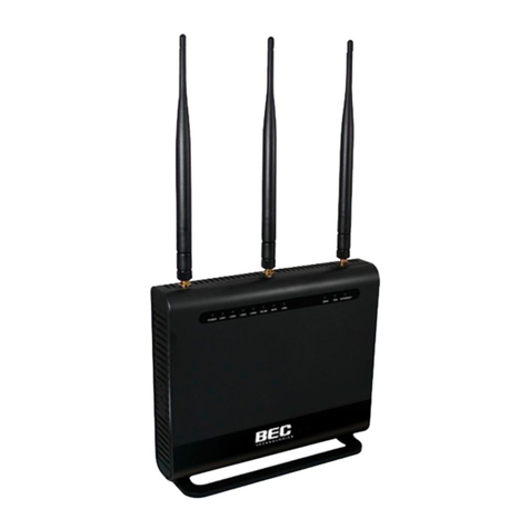 BEC Ultimum 8700AXL quick start guide