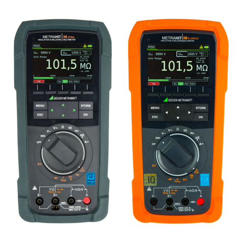 Gossen MetraWatt METRAHIT IM XTRA BT Operating instructions