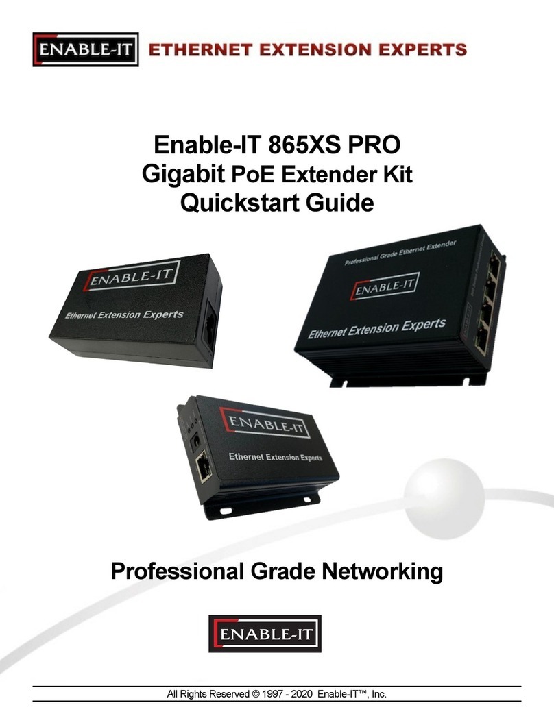 Enable-IT 865XS PRO quick start guide