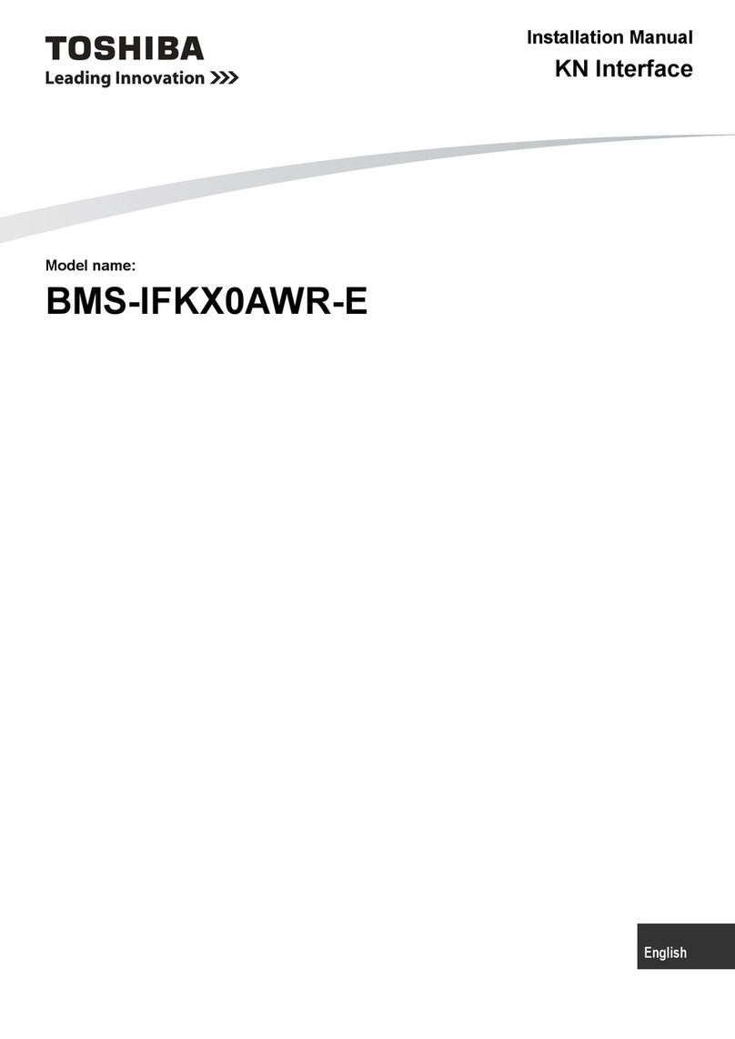 Toshiba BMS-IFKX0AWR-E User manual