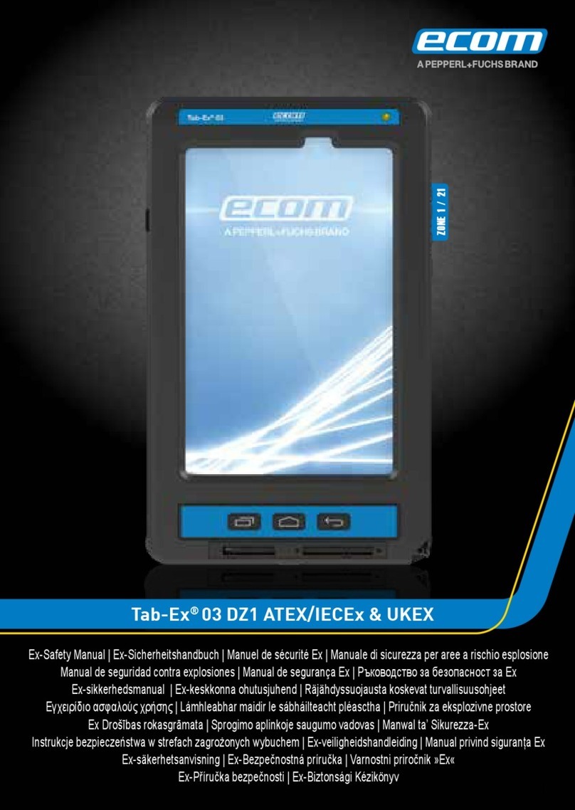 Pepperl+Fuchs Ecom Tab-Ex 03 DZ1 User guide