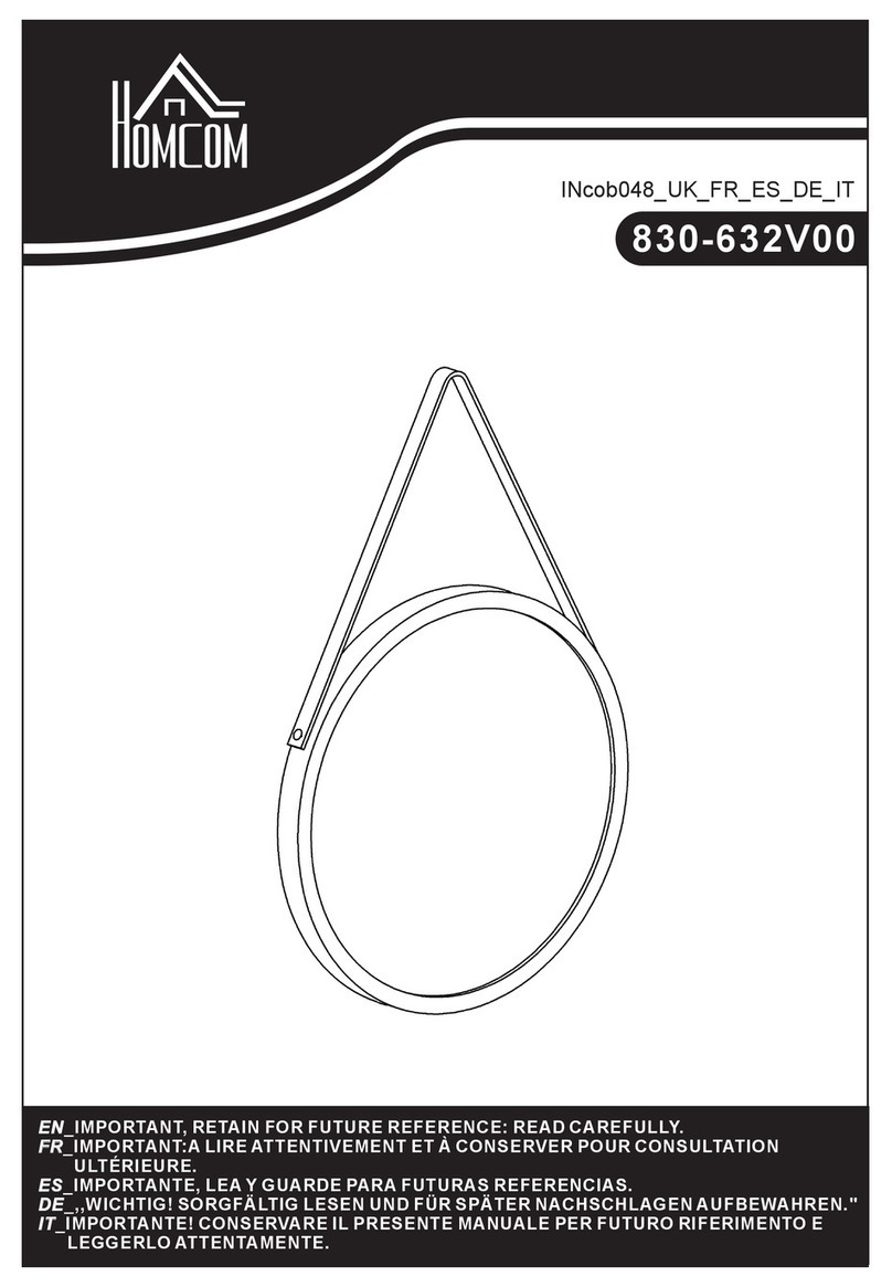 HOMCOM 830-632V00 User manual HOMCOM 830-632V00 User manual