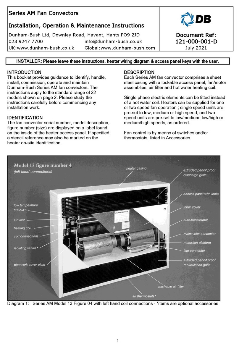 dB AM Series Installation, operation & maintenance instructions