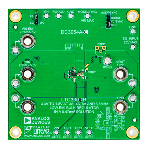 Analog Devices Linear ADI Power DC3054A-C Quick setup guide