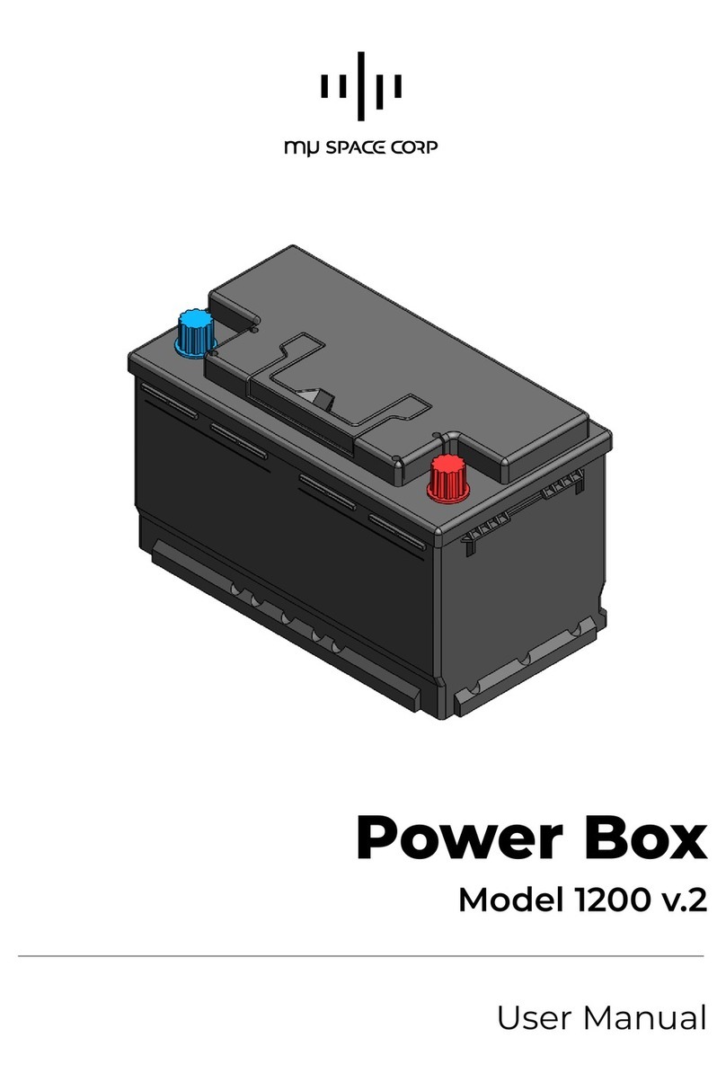 mu SPACE CORP Power Box 1200 user manual