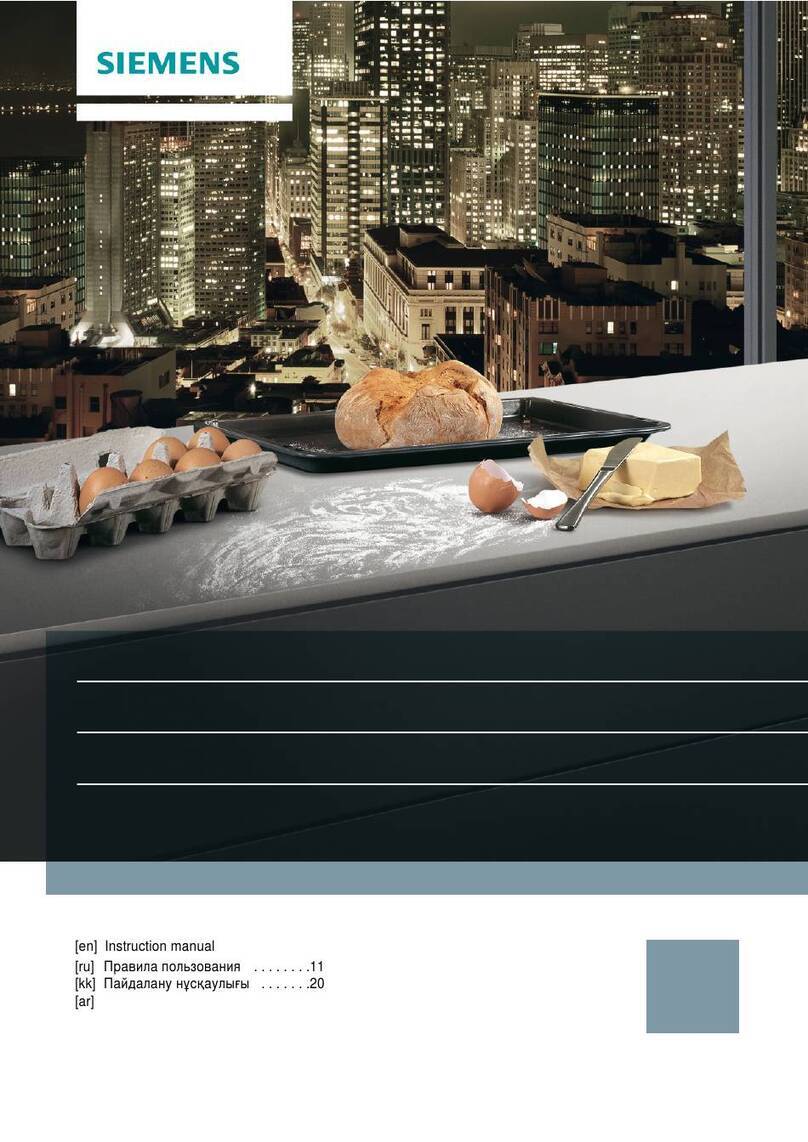 Siemens HO110210Q User manual