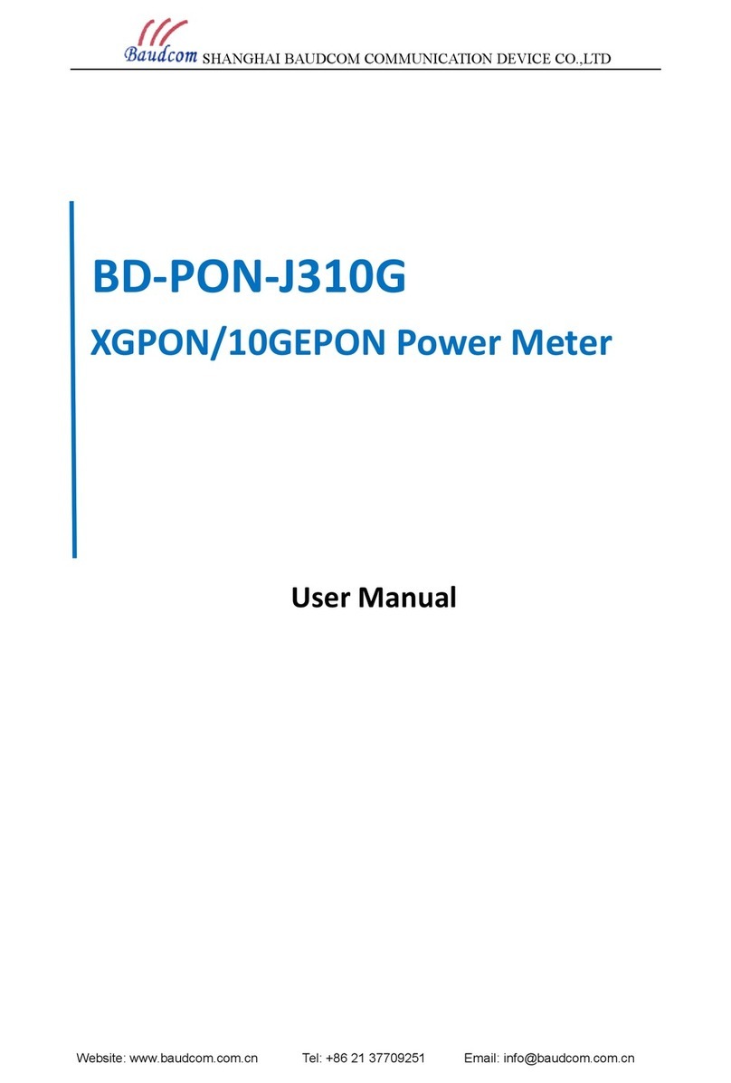 Baudcom BD-PON-J310G User manual