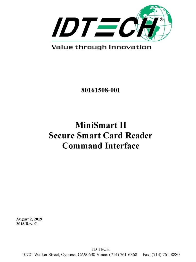 IDTECH MiniSmart II Command reference