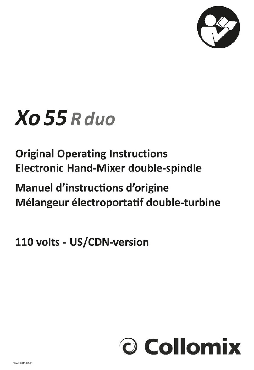 Collomix Xo 55 R duo Original operating instructions