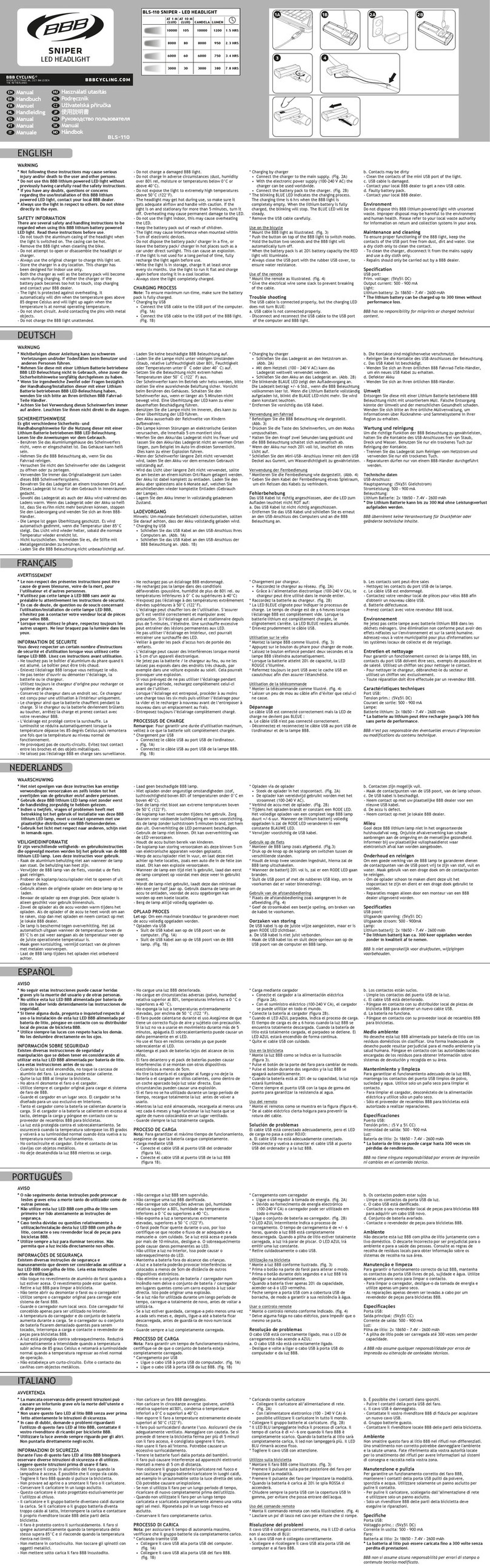 BBB SNIPER User manual