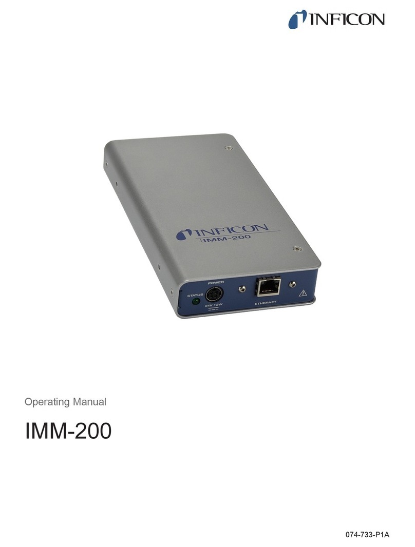 Inficon IMM-200 operating manual