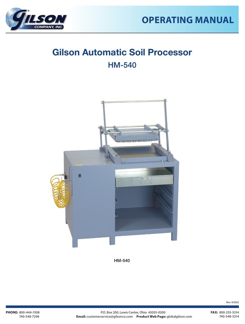 Gilson HM-540 User manual