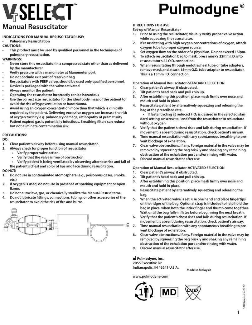 Pulmodyne VT Select User manual