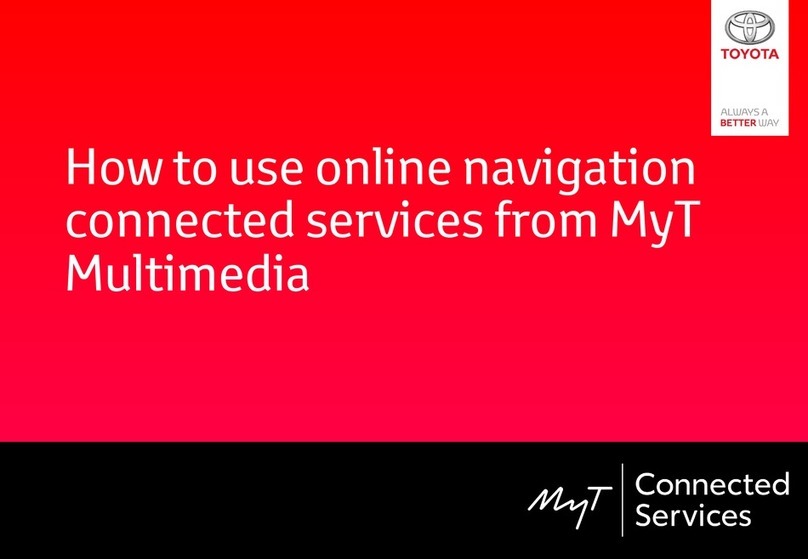Toyota MyT Multimedia manual