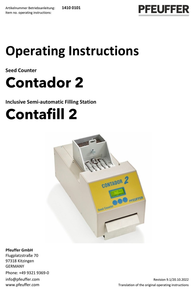 Pfeuffer Contador 2 User manual