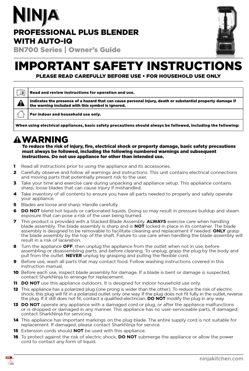 Ninja PROFESSIONAL PLUS BN700 Series owner's guide
