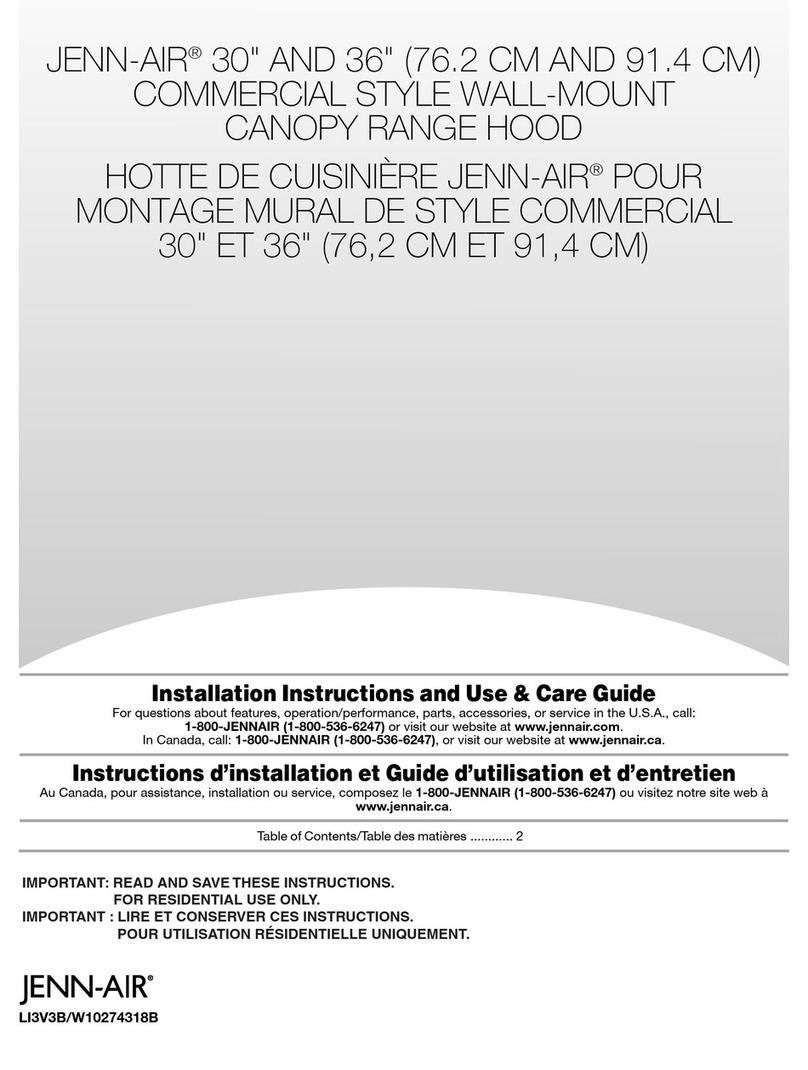 Jenn-Air JXU9130WP1 installation instructions