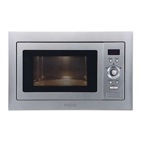 VOGUE APPLIANCES MW28SSG instruction manual