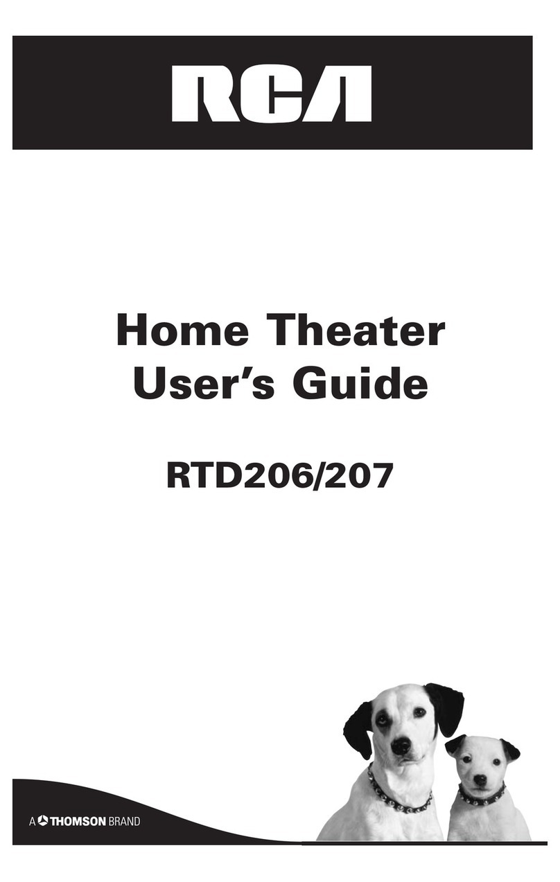 THOMSON RCA RTD206 User manual