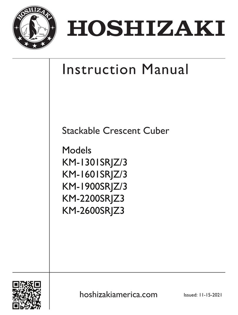 Hoshizaki KM-1301SRJZ/3 User manual