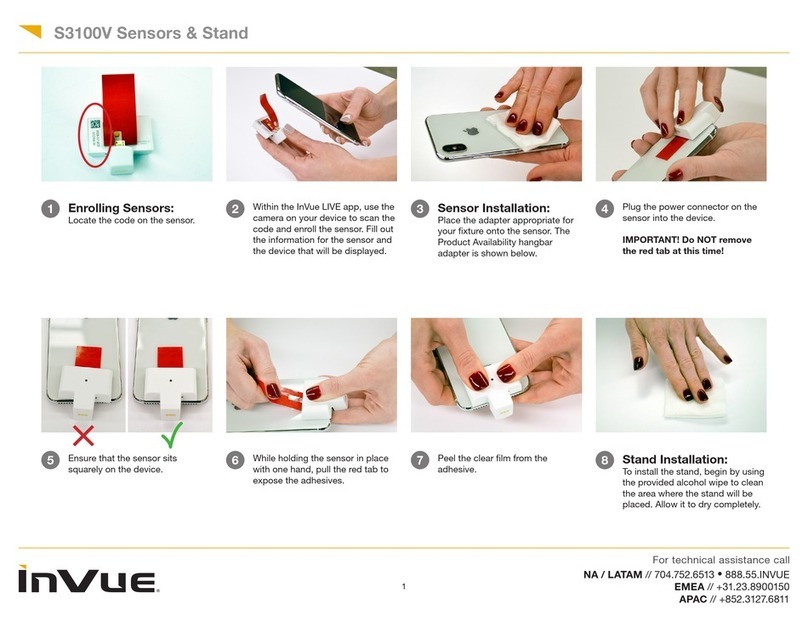 inVue S3100V quick start guide