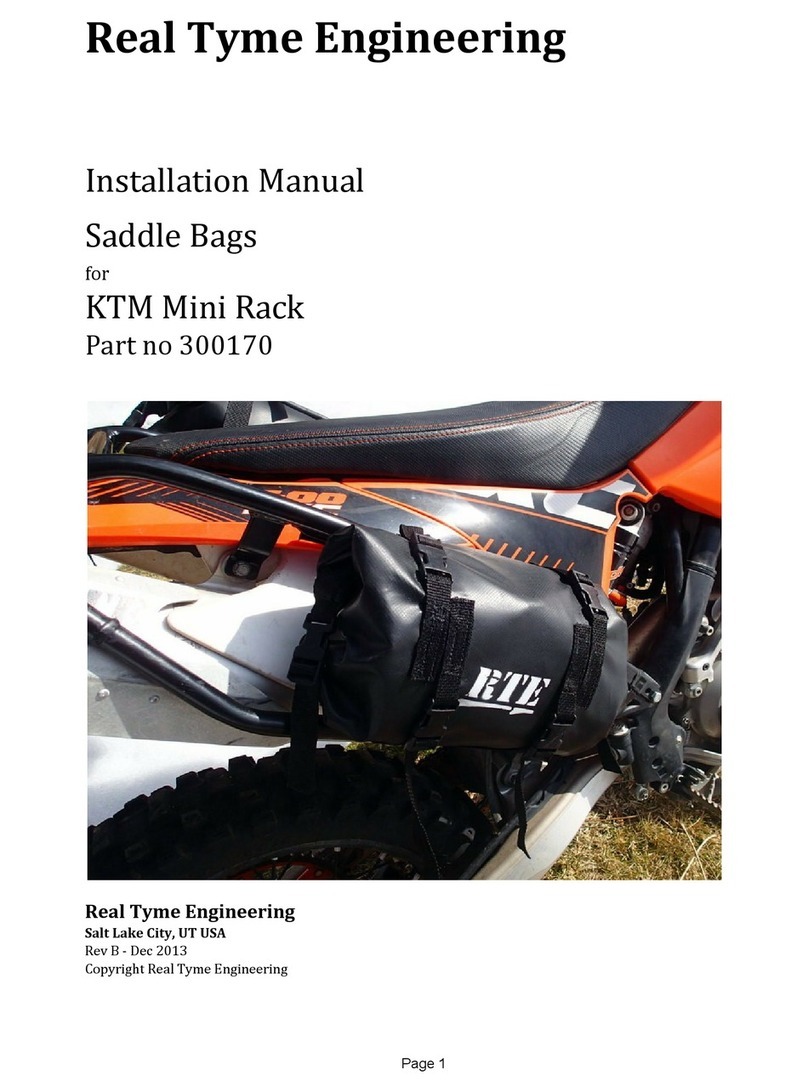 Real Tyme Engineering 300170 installation manual