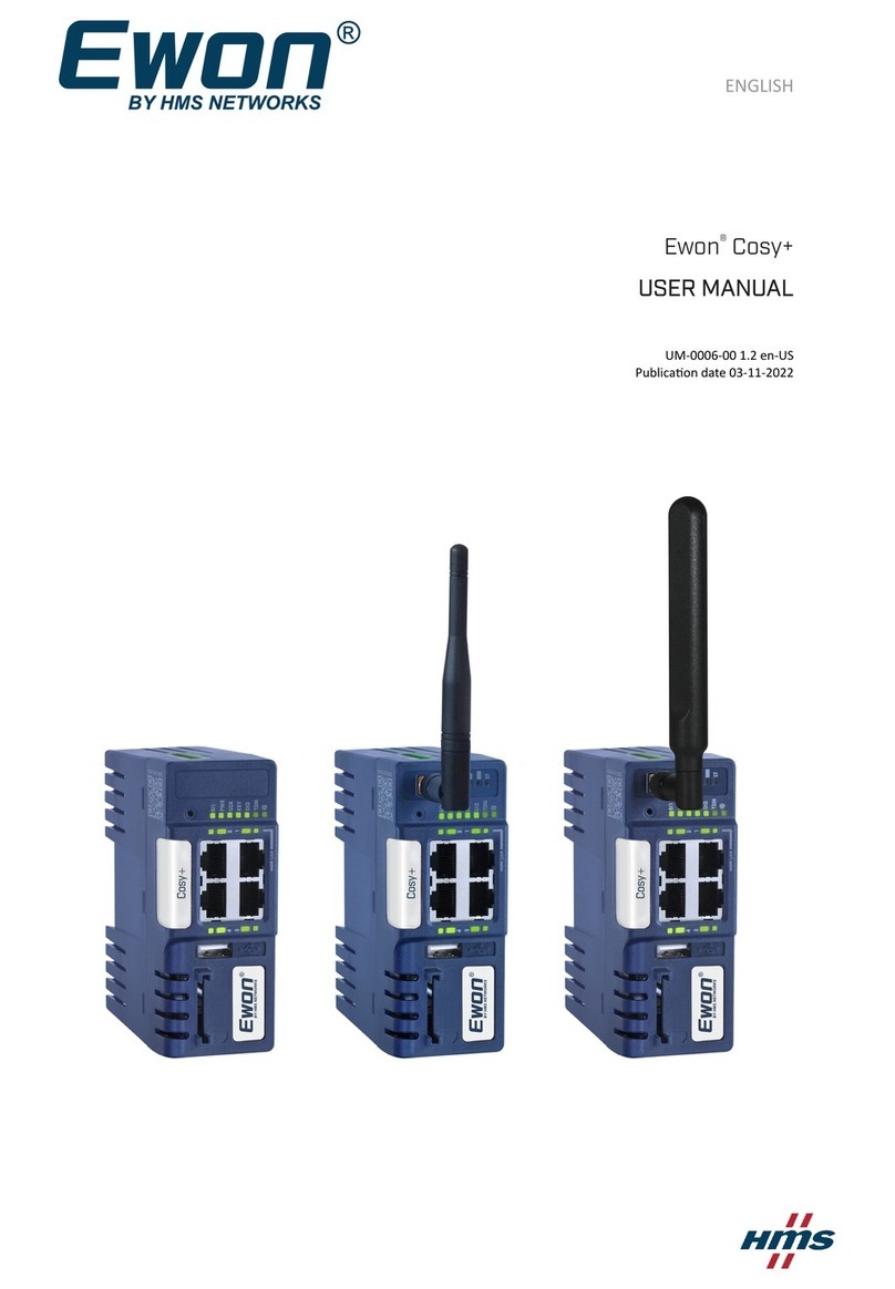HMS Networks Ewon Cosy+ User manual
