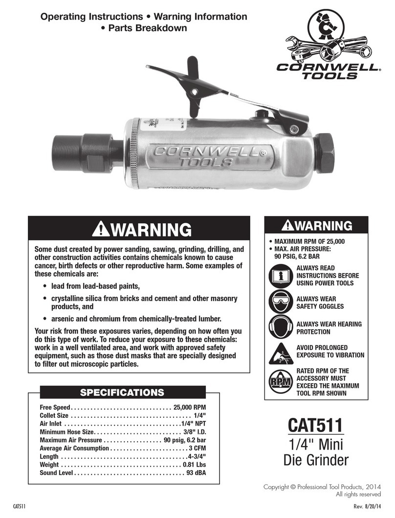 Cornwell Tools CAT511 operating instructions