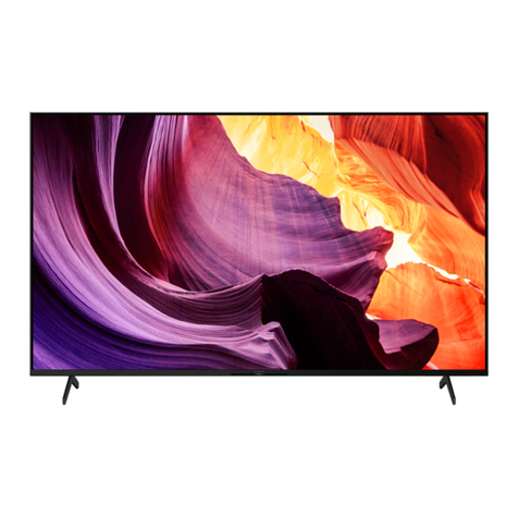 Sony BRAVIA KD-85X80K Setup guide