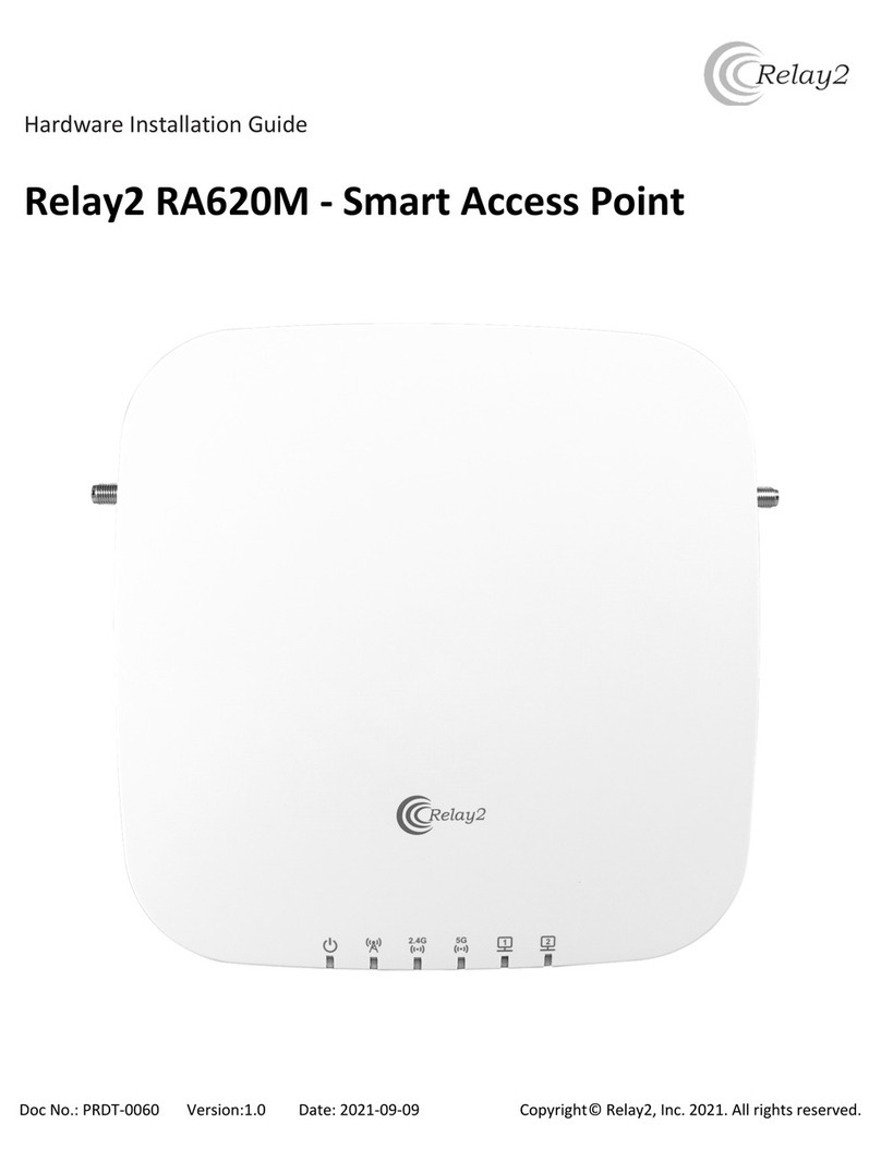 Relay2 RA620M Hardware installation guide