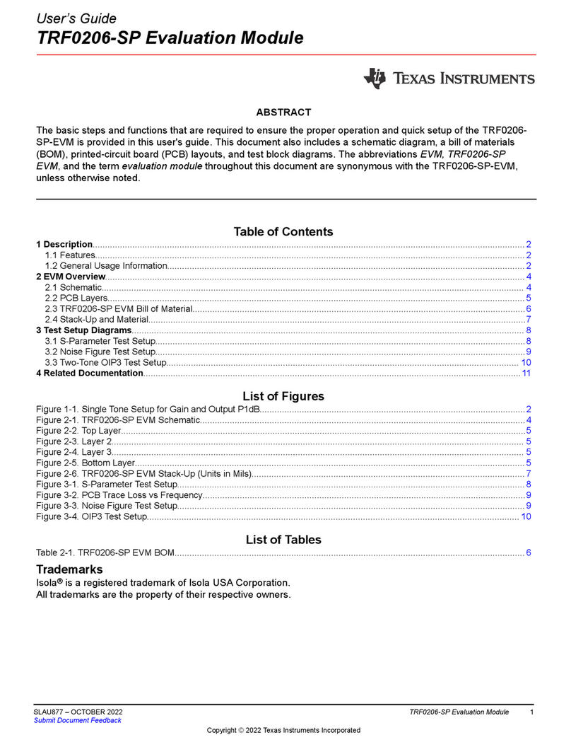 Texas Instruments TRF0206-SP user guide Texas Instruments TRF0206-SP user guide